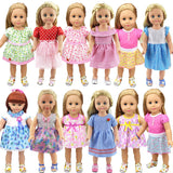 18-inch Doll Dress-Fashioh Clothes Outfit for My Little Baby-18''/Life/Generation/american doll Accessories fit Girls Gift