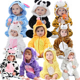 2019 Infant Romper Baby Boys Girls Jumpsuit New born Bebe Clothing Hooded Toddler Baby Clothes Cute Panda Romper Baby Costumes