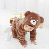 2019 Infant Romper Baby Boys Girls Jumpsuit New born Bebe Clothing Hooded Toddler Baby Clothes Cute Panda Romper Baby Costumes