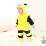 2019 Infant Romper Baby Boys Girls Jumpsuit New born Bebe Clothing Hooded Toddler Baby Clothes Cute Panda Romper Baby Costumes