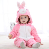 2019 Infant Romper Baby Boys Girls Jumpsuit New born Bebe Clothing Hooded Toddler Baby Clothes Cute Panda Romper Baby Costumes