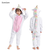 Kigurumi Pajamas Unicorn For Children Baby Girls Pyjamas Boys Sleepwear Animal Lion Deer Licorne Onesie Kids Costume Jumpsuit