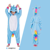 Kigurumi Pajamas Unicorn For Children Baby Girls Pyjamas Boys Sleepwear Animal Lion Deer Licorne Onesie Kids Costume Jumpsuit