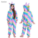 Kigurumi Pajamas Unicorn For Children Baby Girls Pyjamas Boys Sleepwear Animal Lion Deer Licorne Onesie Kids Costume Jumpsuit