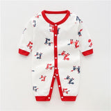 Baby's Jumpsuit New Born Baby Girl Clothes Baby Boy One Piece Outfit Cartoon Rompers Infant Clothing