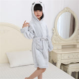 Children Towel Beach Baby Bath Robe Animal Rainbow Unicorn Hooded Bathrobes For Boys Girls Pyjamas Nightgown Kids Sleepwear Robe