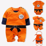 Infant Baby Girls Boys rompers Jumpsuit For Newborn Baby Dragon Ball Sun Goku Long and Short Sleeve Jumpsuits Baby Boy  Clothes