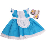 18 inch Girls doll dress Unicorn suit lace skirt with shoes American new born clothes Baby toys fit 43 cm baby dolls c179