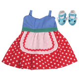 18 inch Girls doll dress Unicorn suit lace skirt with shoes American new born clothes Baby toys fit 43 cm baby dolls c179