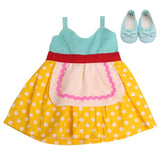 18 inch Girls doll dress Unicorn suit lace skirt with shoes American new born clothes Baby toys fit 43 cm baby dolls c179