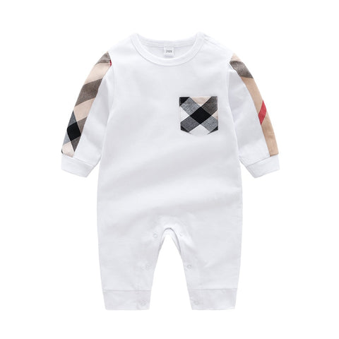 Spring Autumn Fashion Baby Boys Clothes Long Sleeve Baby Rompers Newborn Cotton Girls Clothing Toddler Jumpsuits Infant Clothing