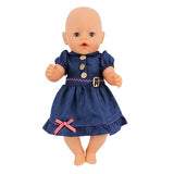 Fashion Dress  Doll Clothes Fit For 43cm baby Doll clothes reborn Doll Accessories