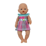 Fashion Dress  Doll Clothes Fit For 43cm baby Doll clothes reborn Doll Accessories