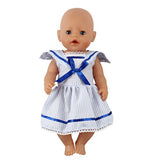 Fashion Dress  Doll Clothes Fit For 43cm baby Doll clothes reborn Doll Accessories