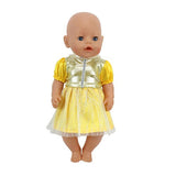 Fashion Dress  Doll Clothes Fit For 43cm baby Doll clothes reborn Doll Accessories