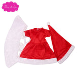 Doll clothes Christmas dress suit Discount sale fit 18 inch Girl dolls and 43 cm baby dolls c43-c647