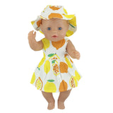 Fashion new Dress Wear For 43cm Zapf Baby Doll 17 Inch Born Babies Dolls Clothes And Accessories