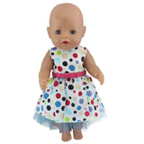 Fashion new Dress Wear For 43cm Zapf Baby Doll 17 Inch Born Babies Dolls Clothes And Accessories