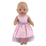 Fashion new Dress Wear For 43cm Zapf Baby Doll 17 Inch Born Babies Dolls Clothes And Accessories