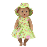 Fashion new Dress Wear For 43cm Zapf Baby Doll 17 Inch Born Babies Dolls Clothes And Accessories