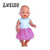 Doll Clothes Handsome Suit Wear For 18 Inch American Doll & 43 Cm Baby Doll For Our Generation  Girl`s Toy