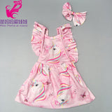 Babies new born Doll pink dress with bow for 18 inch doll sequin pink dress doll clothes