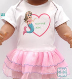 Doll clothes for 43 cm baby new born doll fashion Cartoon skirt girl dress