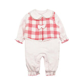 Newborn Baby Girl Clothes New Fashion Child-Clothing Long Sleeve Cotton Gentleman Baby Romper Infant Baby Boy Girl Ropmers