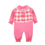 Newborn Baby Girl Clothes New Fashion Child-Clothing Long Sleeve Cotton Gentleman Baby Romper Infant Baby Boy Girl Ropmers