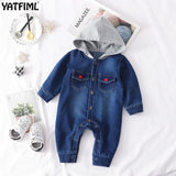 YATFIML 2019 Autumn Winter Patchwork BABY clothing toddler kids Ropmer Overalls for Newborn baby Children's playsuit 0-24M