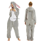 New Unicorn Pajamas onesie Women Kugurumi panda Winter Flannel Pajama Kigurumi Adult Nightie Stitch unicornio Sleepwear Overalls