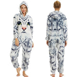 New Unicorn Pajamas onesie Women Kugurumi panda Winter Flannel Pajama Kigurumi Adult Nightie Stitch unicornio Sleepwear Overalls