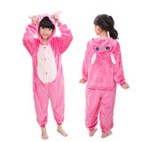 Girls Boys Winter Kigurumi Pajamas Unicorn Cartoon Anime Animal Onesies Kids Sleepwear Flannel Warm Jumpsuit Children Pajamas