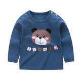 New Autumn Clothes Baby Clothing Kids Baby Boys Girls Bottoming Shirt Cotton Fashion Baby Long-sleeved T-shirt