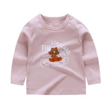 New Autumn Clothes Baby Clothing Kids Baby Boys Girls Bottoming Shirt Cotton Fashion Baby Long-sleeved T-shirt