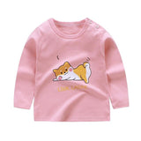 New Autumn Clothes Baby Clothing Kids Baby Boys Girls Bottoming Shirt Cotton Fashion Baby Long-sleeved T-shirt