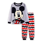 Minnie Cartoon Baby Girl Clothing Sets Cute Printing Long Sleeve T shirt + Casual Pant 2PCS Pajama Sets Kids Girl Sleepwear