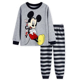 Minnie Cartoon Baby Girl Clothing Sets Cute Printing Long Sleeve T shirt + Casual Pant 2PCS Pajama Sets Kids Girl Sleepwear