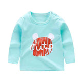 Fashion Brand Girls T-shirt Kids Tops Tee Designer Toddler Baby Boys T Shirts Cotton Long Sleeve Children Tops Tee baby girls