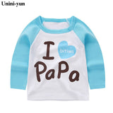Fashion Brand Girls T-shirt Kids Tops Tee Designer Toddler Baby Boys T Shirts Cotton Long Sleeve Children Tops Tee baby girls