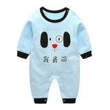 VTOM Baby Infant  Rompers Baby Boys Girls Long-Sleeved Rompers Cartoon Infant Jumpsuit  Baby Toddler Clothes BB8-2
