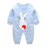 VTOM Baby Infant  Rompers Baby Boys Girls Long-Sleeved Rompers Cartoon Infant Jumpsuit  Baby Toddler Clothes BB8-2