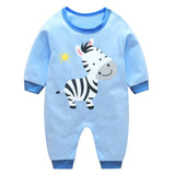 VTOM Baby Infant  Rompers Baby Boys Girls Long-Sleeved Rompers Cartoon Infant Jumpsuit  Baby Toddler Clothes BB8-2