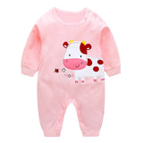 VTOM Baby Infant  Rompers Baby Boys Girls Long-Sleeved Rompers Cartoon Infant Jumpsuit  Baby Toddler Clothes BB8-2