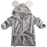 Cartoon Animal Baby Boys Girls Nightwear Hooded Bathrobe Bath Towel Bath Cute Terry Bathing Robe Sleepwear