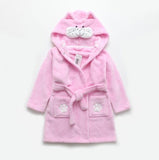 Children Cartoon Robes Animal Boys Girls Flannel Pajamas sleepwear  Baby Bathrobe Romper kids Home wear Dinosaur pijamas Cloak