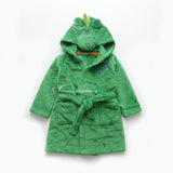Children Cartoon Robes Animal Boys Girls Flannel Pajamas sleepwear  Baby Bathrobe Romper kids Home wear Dinosaur pijamas Cloak