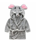 Children Cartoon Robes Animal Boys Girls Flannel Pajamas sleepwear  Baby Bathrobe Romper kids Home wear Dinosaur pijamas Cloak