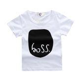 Children t shirts Letter  Clothes T Shirts For Girls Boys t-shirts casual Kids Short Sleeve Baby Children's Clothing
