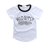 Children t shirts Letter  Clothes T Shirts For Girls Boys t-shirts casual Kids Short Sleeve Baby Children's Clothing
